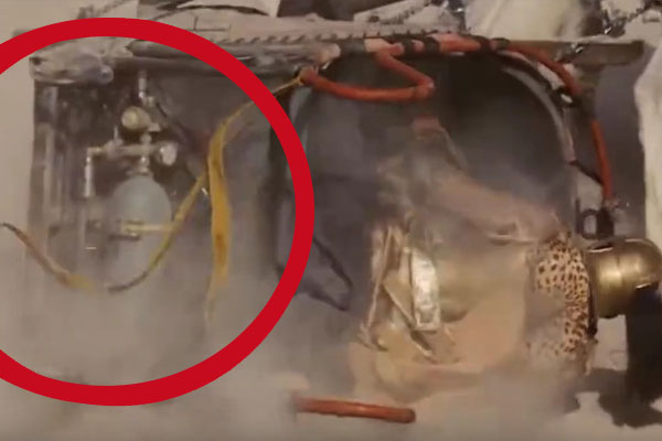Gazapo en la película Gladiator.